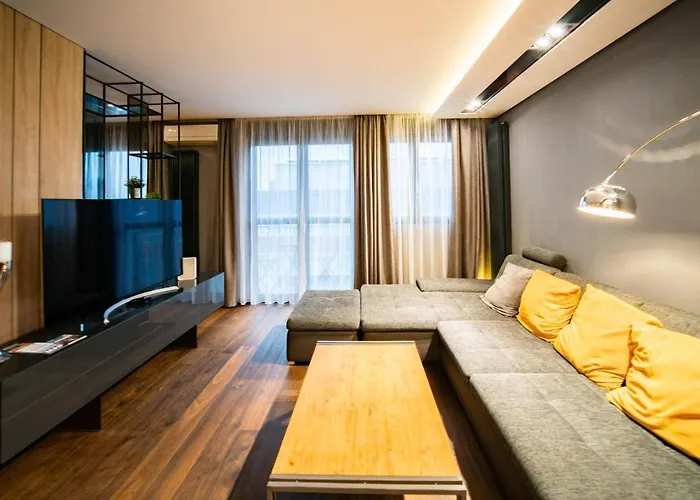 아파트 Riverside Luxury Panorama - Smarttv, Fastwifi